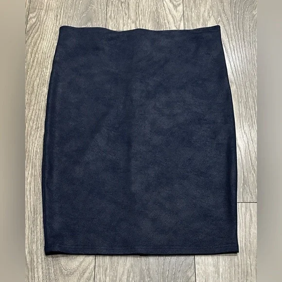 โจ Dark Teal Moleskin Stretch Straight Skirt โ Size 40 (New Without Tags) โจ - Picture 2 of 11